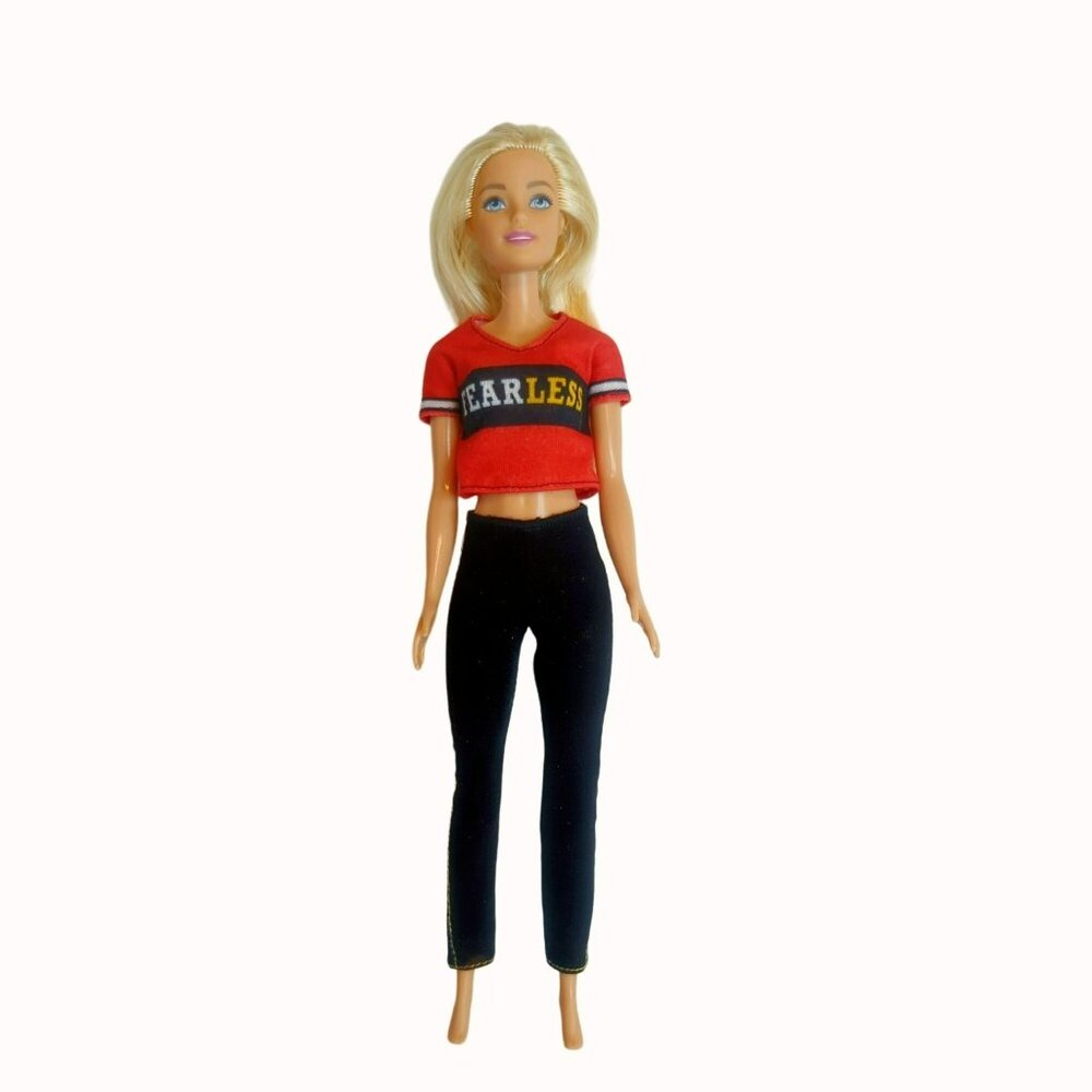 Barbie Millie Face Doll Redressed Blonde Straight Arms Flat Feet 2015 Body